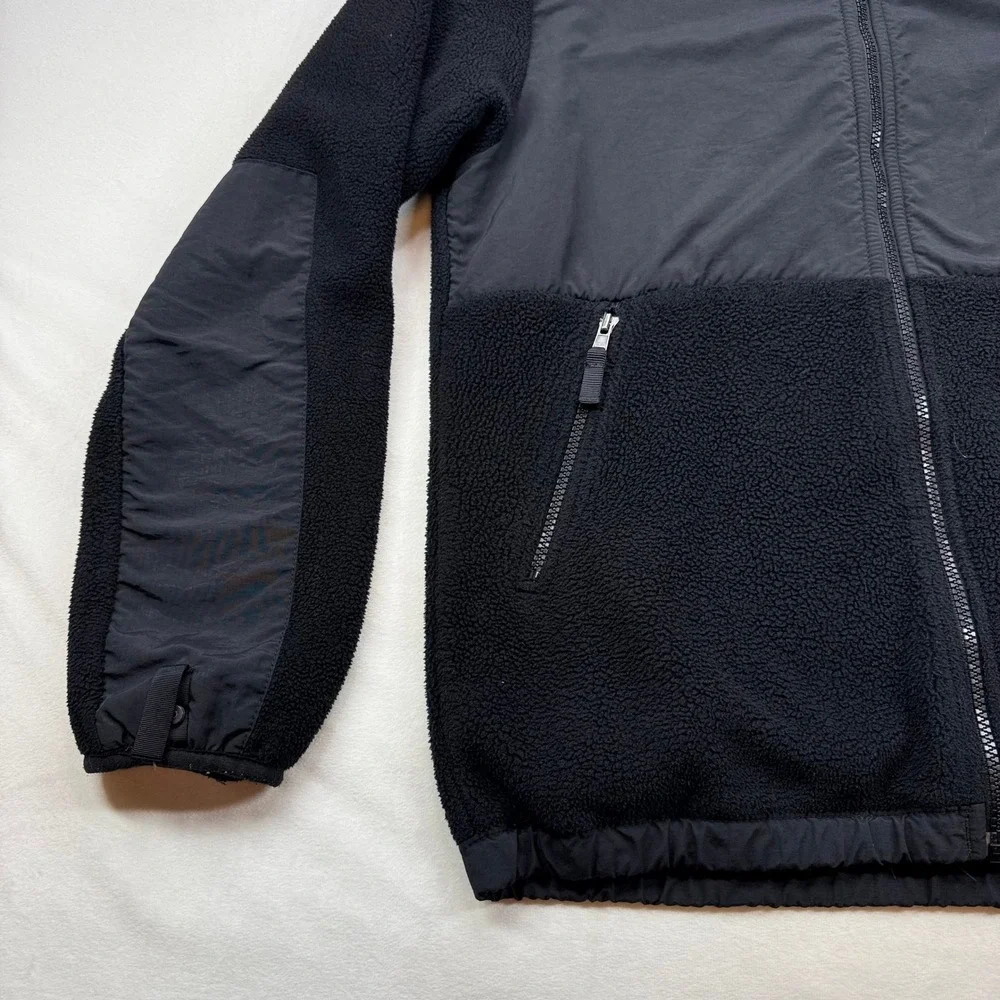 The North Face Boys Denali Fleece Jacket Black Full Zip XL 18/20